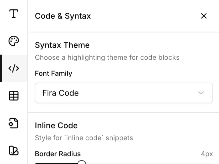 Code Highlighting Screenshot